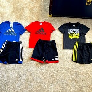 Adidas matching sets || set of 3 || 3T boys outfits